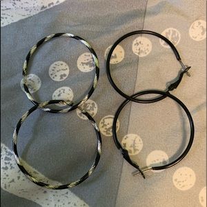 hoop earrings